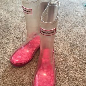 NWT American Girl clear rain boots for girls